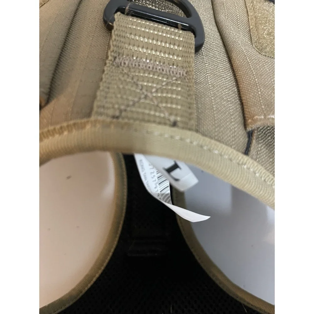 Kong Ultra Durable Tactical Dog Vest Harness Tan Sz Large Without Tags